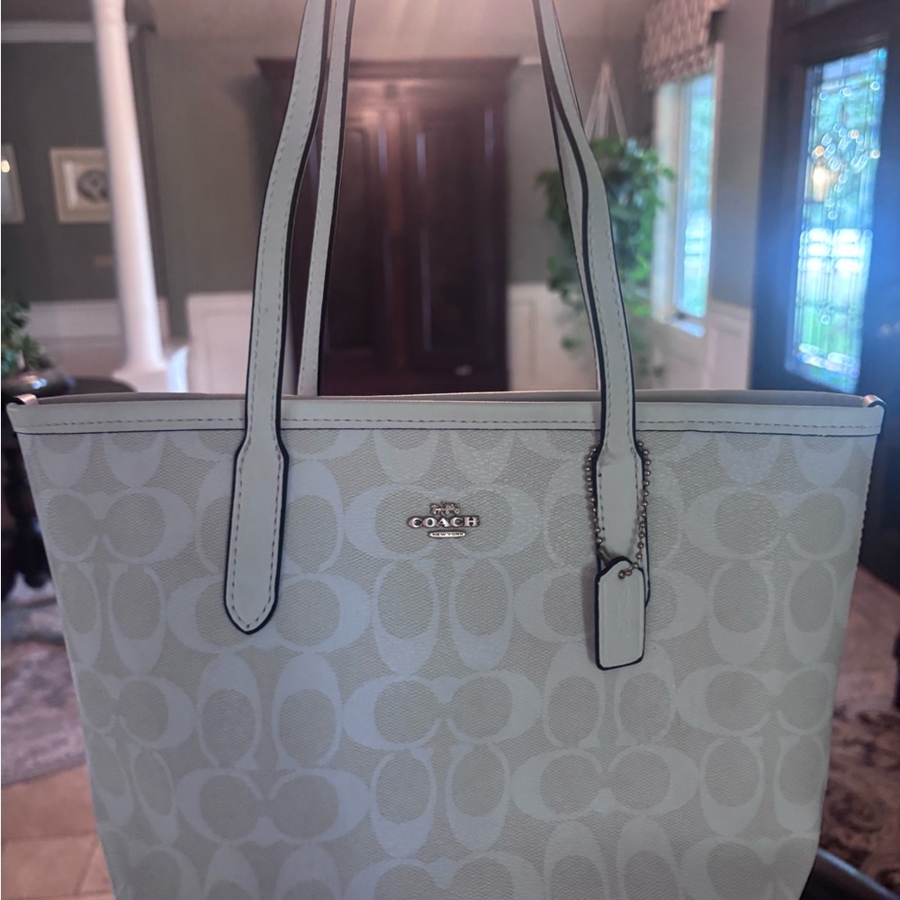 Coach Cream City Tote Bag